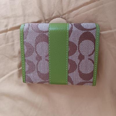 COACH WALLET AND ZIPPERED BAG ALSO A PAIR OF SUNGLASSES