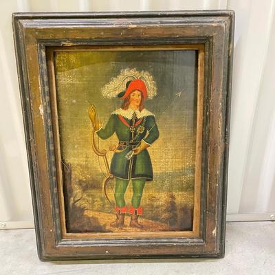 Two Antique Hunting Art in Etched Frames (1008-SS)