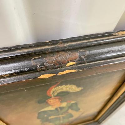 Two Antique Hunting Art in Etched Frames (1008-SS)