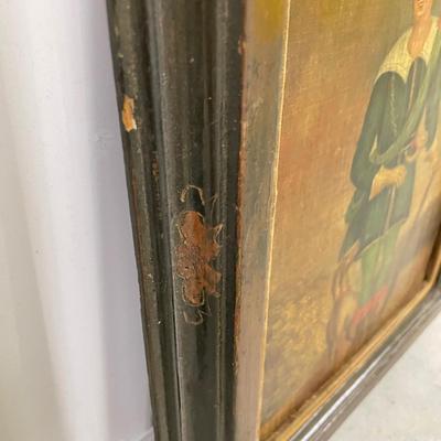 Two Antique Hunting Art in Etched Frames (1008-SS)