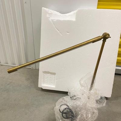 Declan Task Table Lamp w/ Wireless Charging NIB (1018BL-SS)