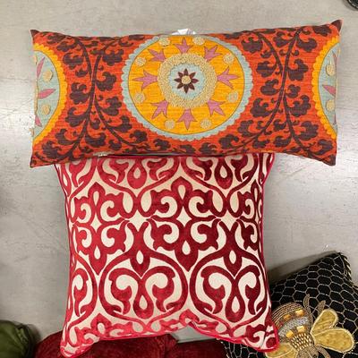 Bold and Beautiful Accent Pillows w/Mackenzie Childs (1018BR-SS)
