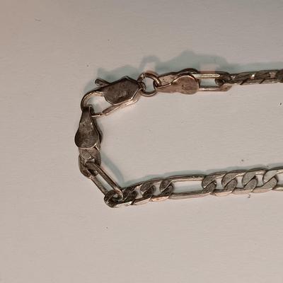 2 STERLING SILVER CHAIN NECKLACES