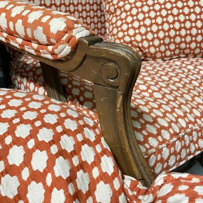 Two French Fauteuils Style Armchairs (1020B-SS)