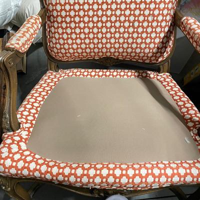 Two French Fauteuils Style Armchairs (1020B-SS)