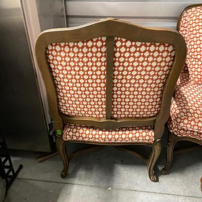 Two French Fauteuils Style Armchairs (1020B-SS)