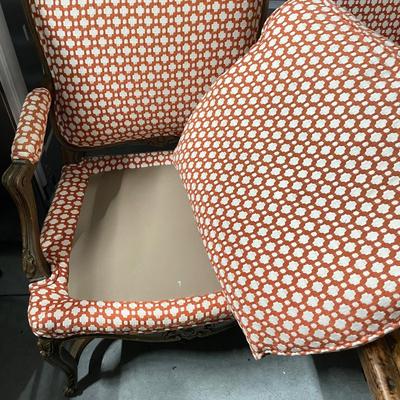 Two French Fauteuils Style Armchairs (1020B-SS)