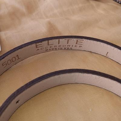 3 COWHIDE LEATHER BELTS SIZES 32 - 36
