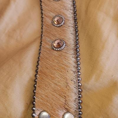 3 COWHIDE LEATHER BELTS SIZES 32 - 36