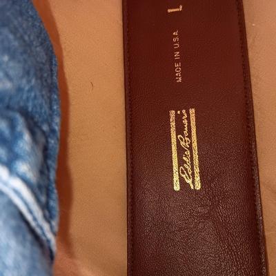 METAL MESH AND 2 LEATHER BELTS SIZE LARGE