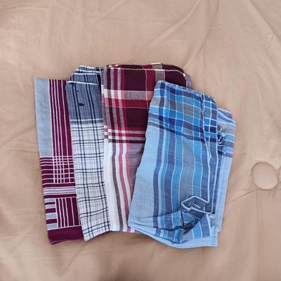 MEN'S NEW UNDERWEAR (34), 3 BELTS (38) SOCKS AND HANKIES