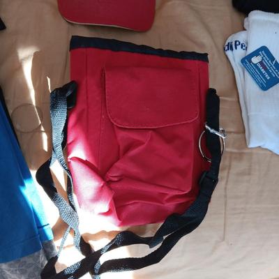 MEN'S UNDERWEAR (38), BALL CAPS, SOCKS AND SHOULDER PACK