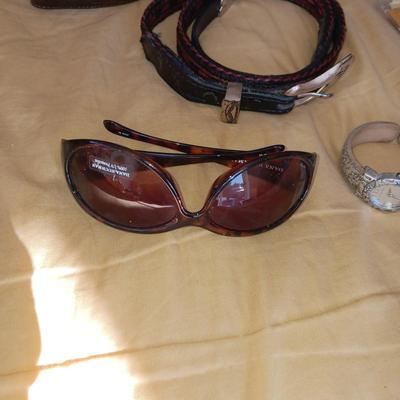 LADIES BELTS (36), FAUX FUR HAT, DANA BUCHMAN SUNGLASSES, ESTEE LAUDER BAG AND MORE