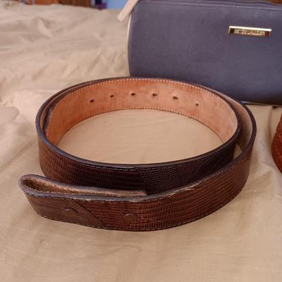 LADIES BELTS (36), FAUX FUR HAT, DANA BUCHMAN SUNGLASSES, ESTEE LAUDER BAG AND MORE