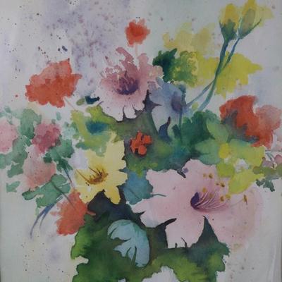 Framed Floral Art