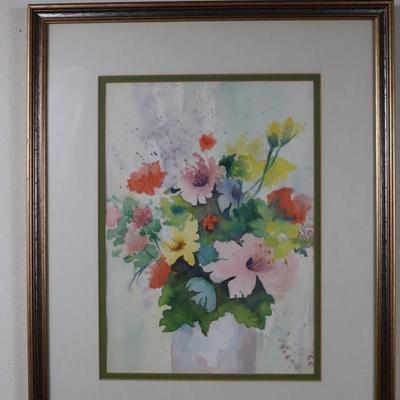 Framed Floral Art