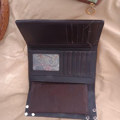 TONY LAMA LEATHER BELT (36), LEATHER WALLET, 2 WATCHES AND MORE