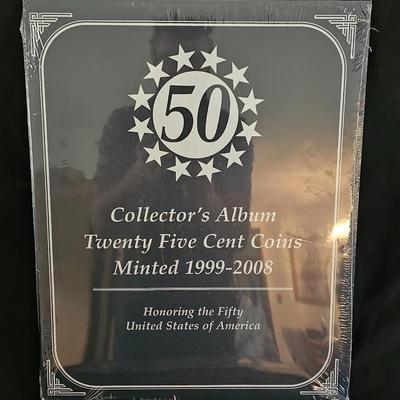 Three collector's albums - U.S.A Magnetic puzzle map