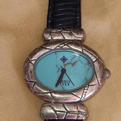 MURANO AND ANOTHER SUNGLASSES, 2 WATCHES AND NECKLACE/EARRING SET