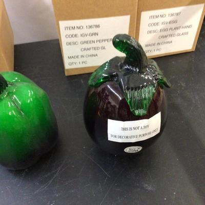 Newer Glass Vegetables