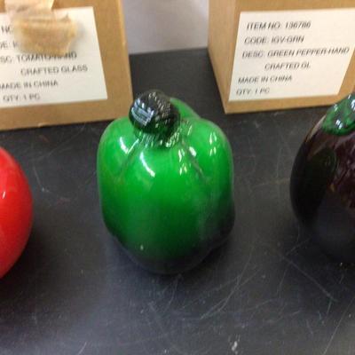 Newer Glass Vegetables