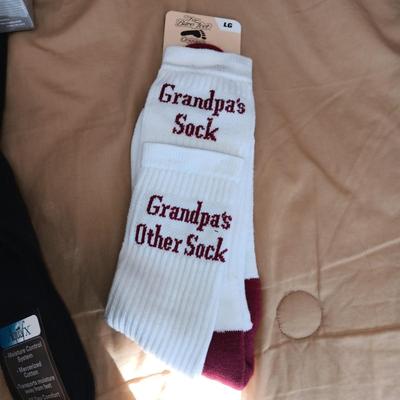 MEN'S UNDERWEAR (38), SOCKS AND GOLF BALL MONOGRAMMER
