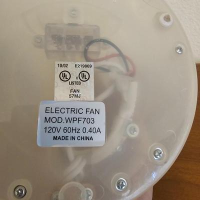 Small Holmes electric heater and a small Windmere electric fan