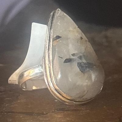 Black Rutile Ring (5.75 925)