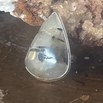 Black Rutile Ring (5.75 925)