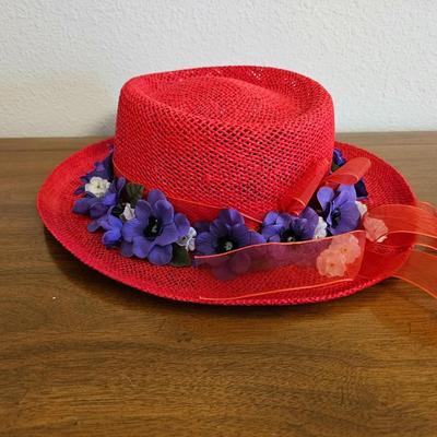 Vintage Red hat society Hats - Jhats -