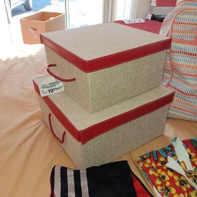 STEVE MADDEN SUNGLASSES, TOTE BAGS, SCARVES AND ORGANIZING BOXES