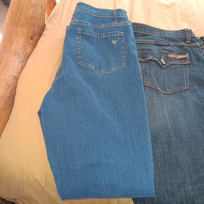 LADIES JEANS (12) SHORT SLEEVE SHIRT (S)