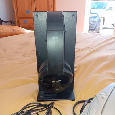 IHOME AND SONY HEADPHONES PLUS GPX STEREO/CD PLAYER