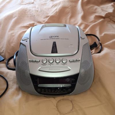 IHOME AND SONY HEADPHONES PLUS GPX STEREO/CD PLAYER
