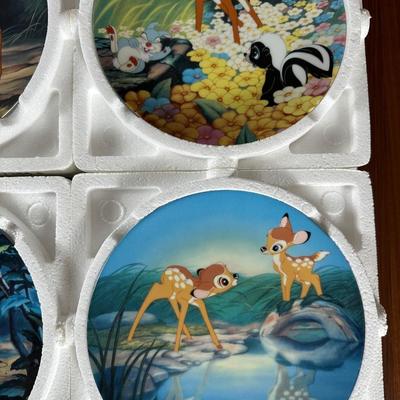 Disney's KNOWLES "Bambi" - Six Collector Plates with Certificates