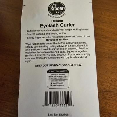 Conair make-up mirror with lights - two Conair curling irons - brand new eye lash curler and more