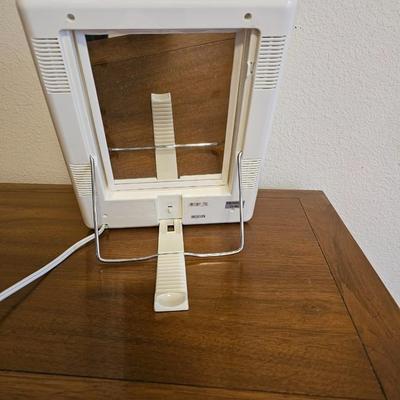 Conair make-up mirror with lights - two Conair curling irons - brand new eye lash curler and more