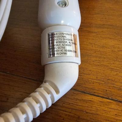 Conair make-up mirror with lights - two Conair curling irons - brand new eye lash curler and more