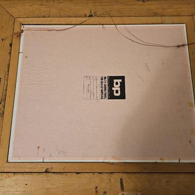 Original vintage Irene Hanson 1977 Pheasent framed artwork Acrylic