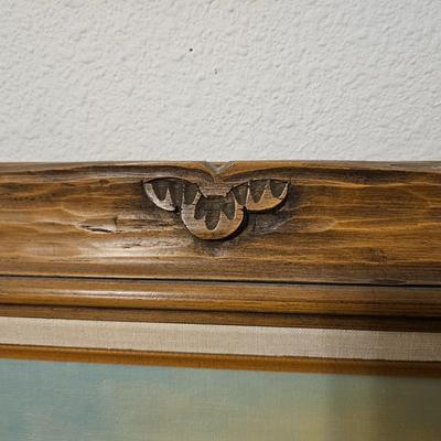 Original vintage Irene Hanson 1977 Pheasent framed artwork Acrylic