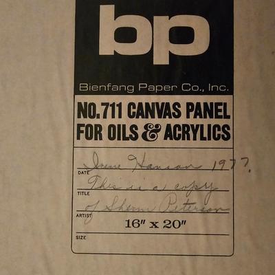 Original vintage Irene Hanson 1977 Pheasent framed artwork Acrylic