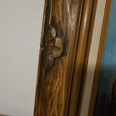 Original vintage Irene Hanson 1977 Pheasent framed artwork Acrylic