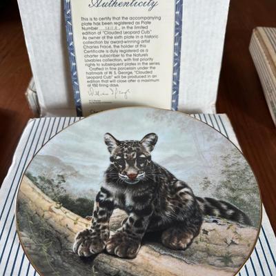 Nature’s Lovables Collector Plates with Certificates & Original Boxes