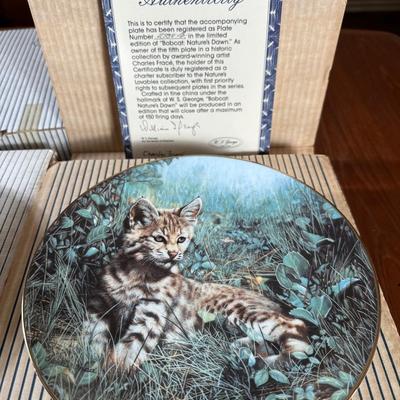 Nature’s Lovables Collector Plates with Certificates & Original Boxes
