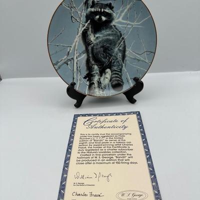 Nature’s Lovables Collector Plates with Certificates & Original Boxes