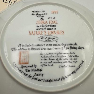 Nature’s Lovables Collector Plates with Certificates & Original Boxes