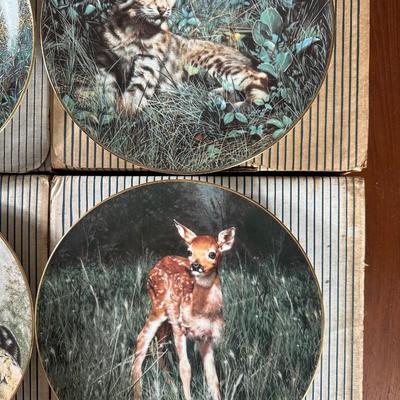 Nature’s Lovables Collector Plates with Certificates & Original Boxes