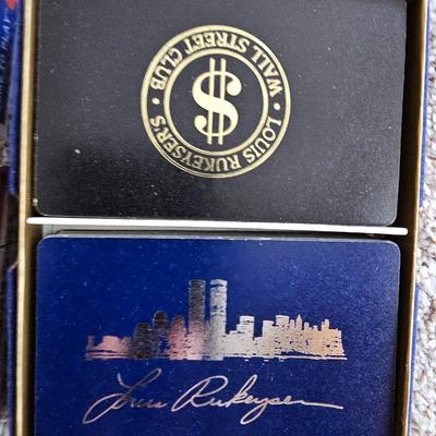 Decks of playing cards - cribbage game and a vintage travel backgammon game