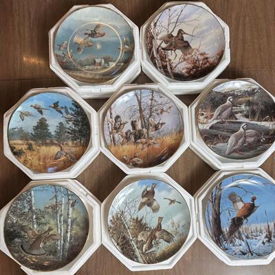 Game Bird Collection by David Maas Set of (8) with Certificates of Authenticity