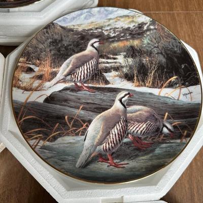 Game Bird Collection by David Maas Set of (8) with Certificates of Authenticity